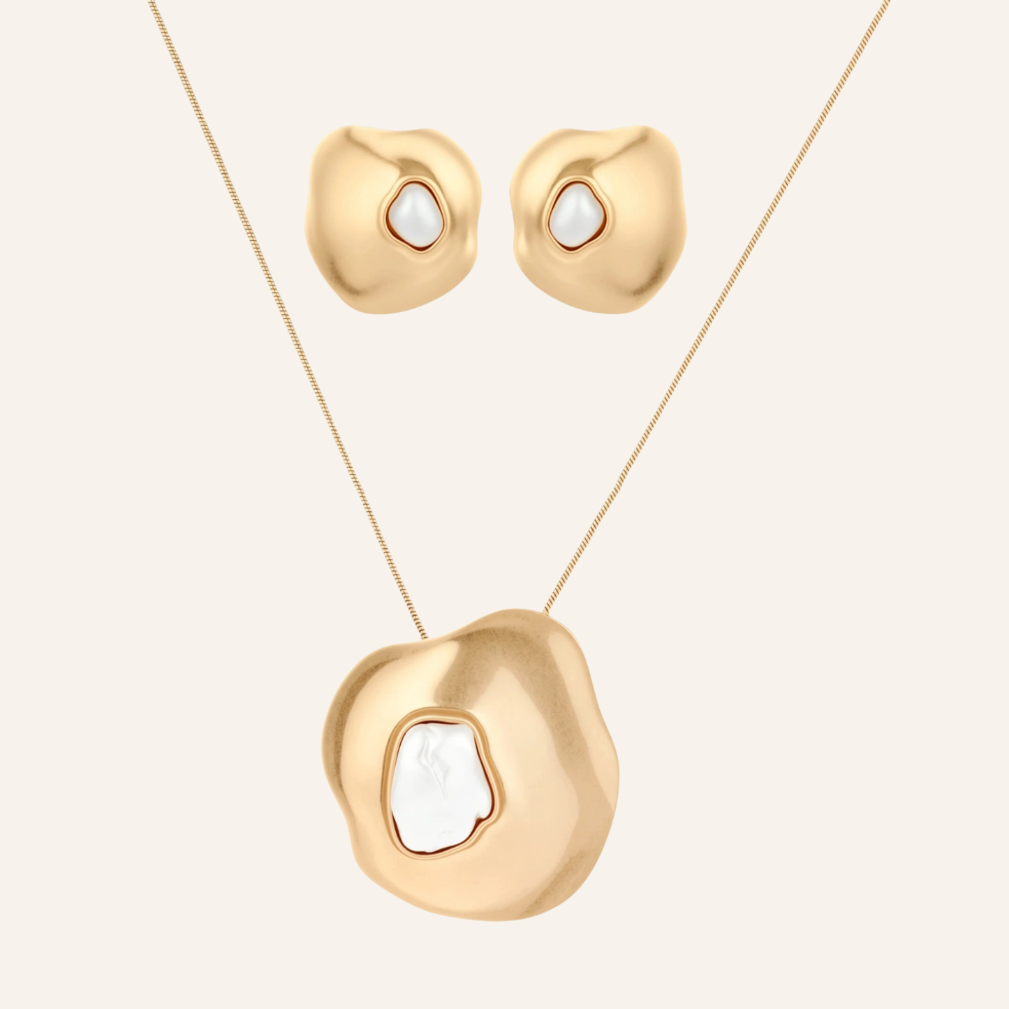 Pearl Halo Set